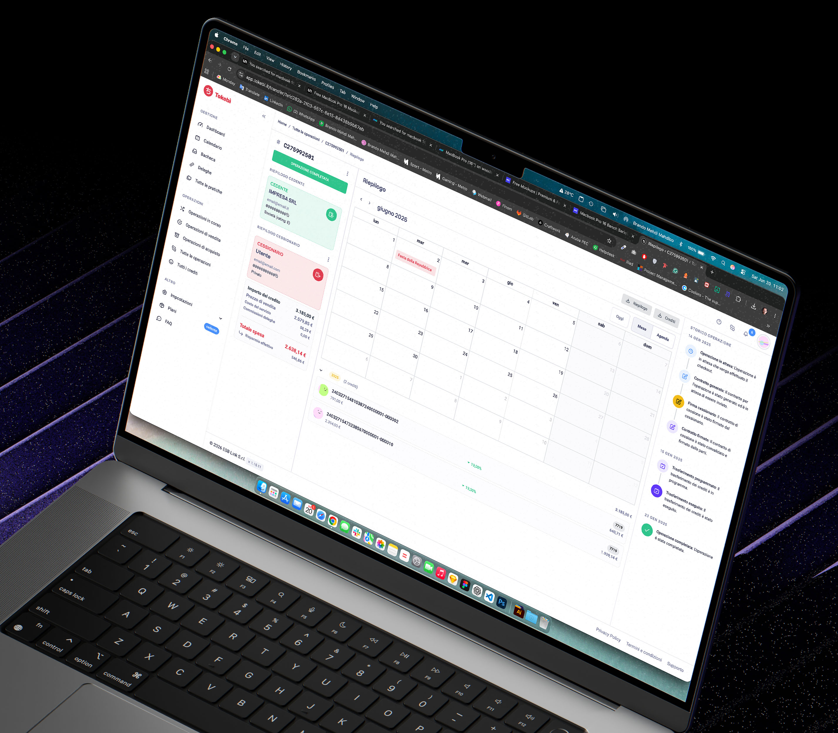 Tokebì final tax-credit marketplace interface